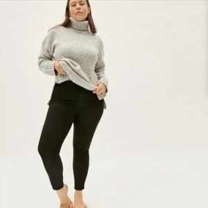 Everlane Black Curvy High Rise Skinny Jeans